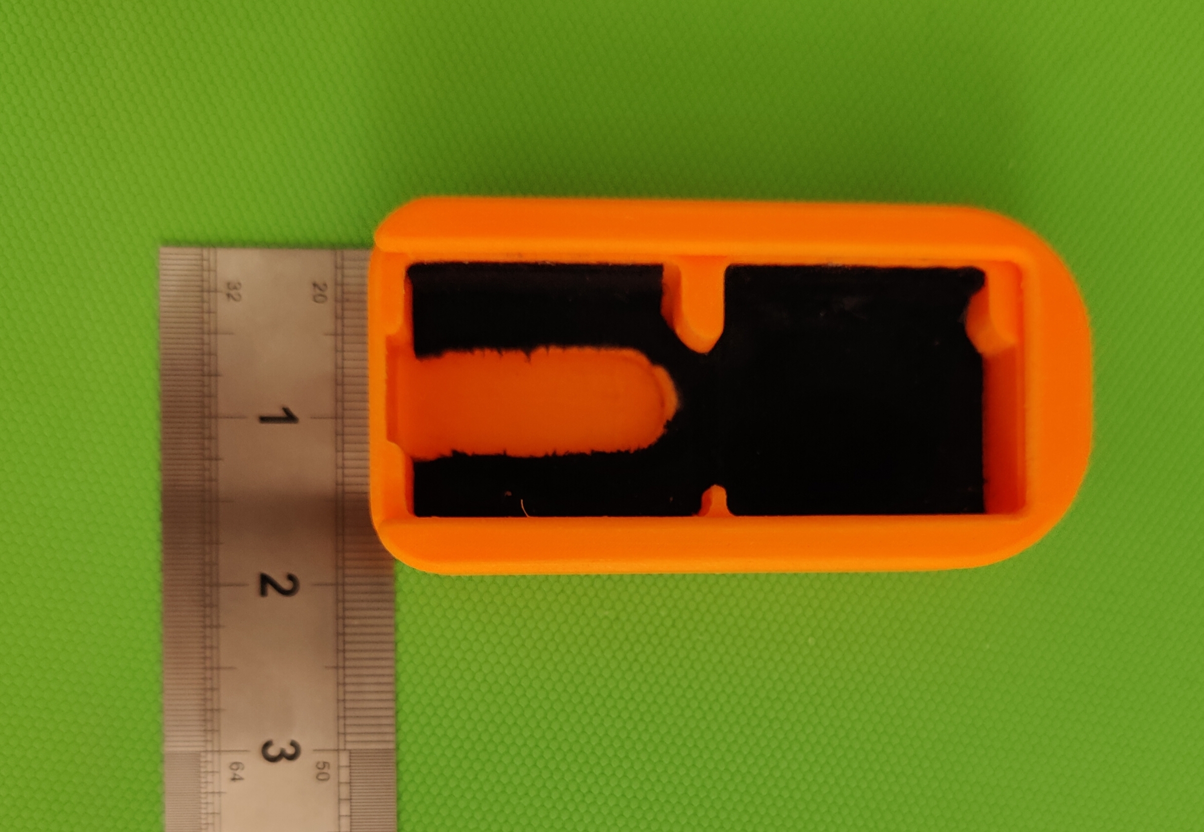 Go-Pro-Battery case side size Go-Pro-Battery case side size