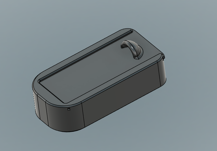 Go-Pro-Battery case Closed render Go-Pro-Battery case Closed render