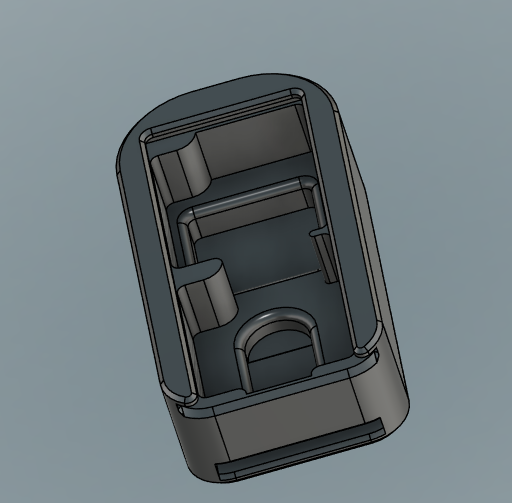 Go-Pro-Battery case open render Go-Pro-Battery case open render